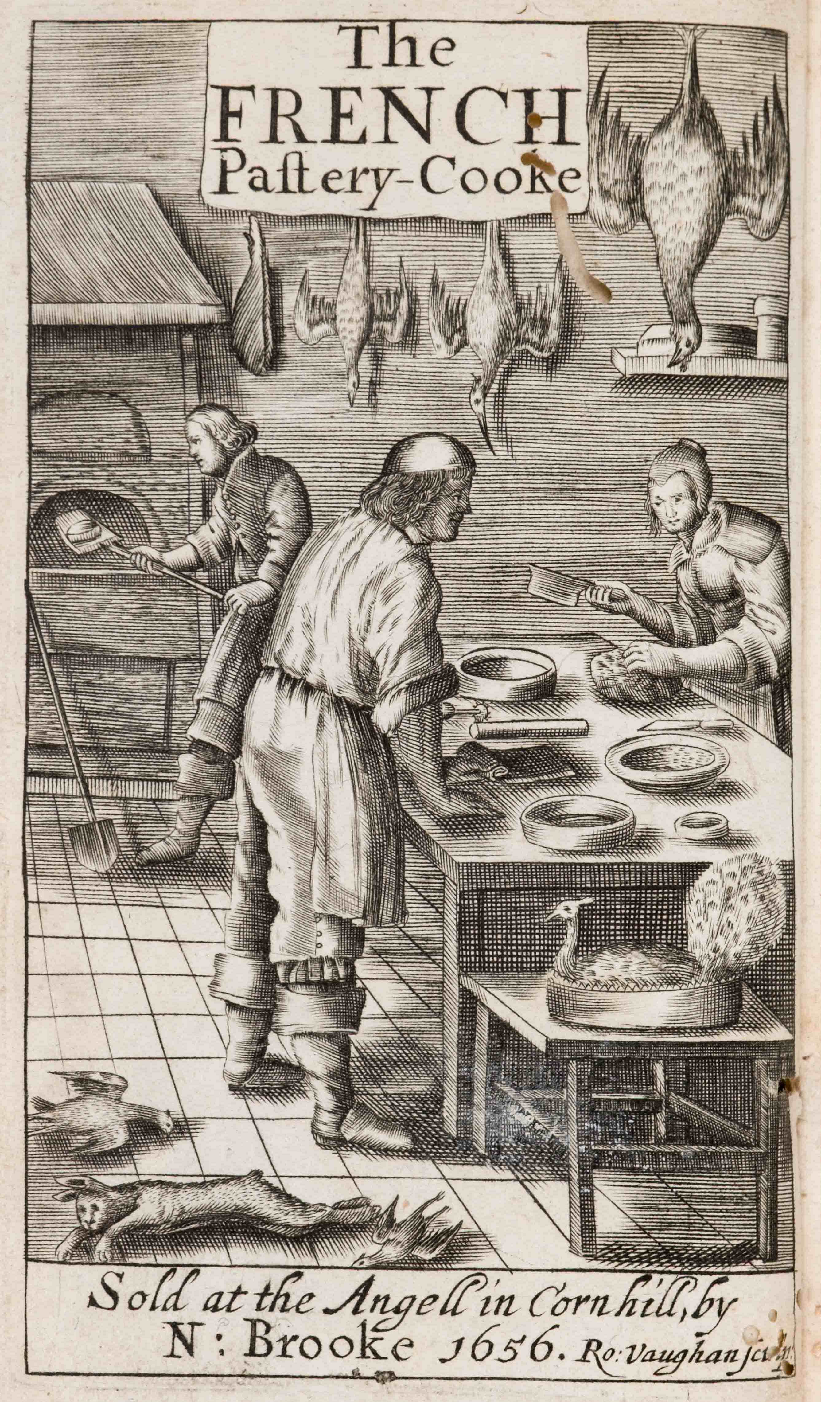Frontispiece of a cookery book.
