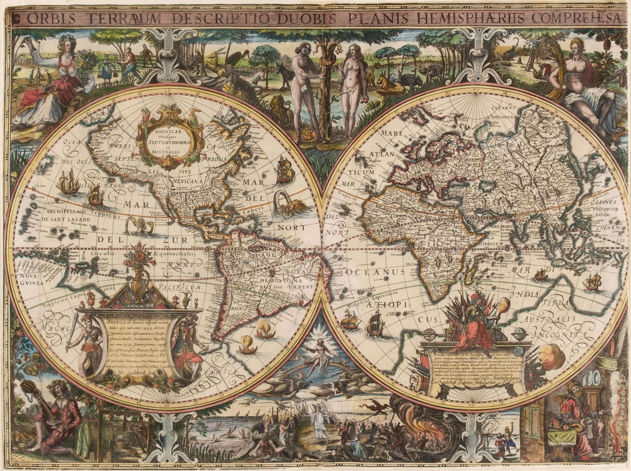 World Map by Nicolas van Geelkercken.