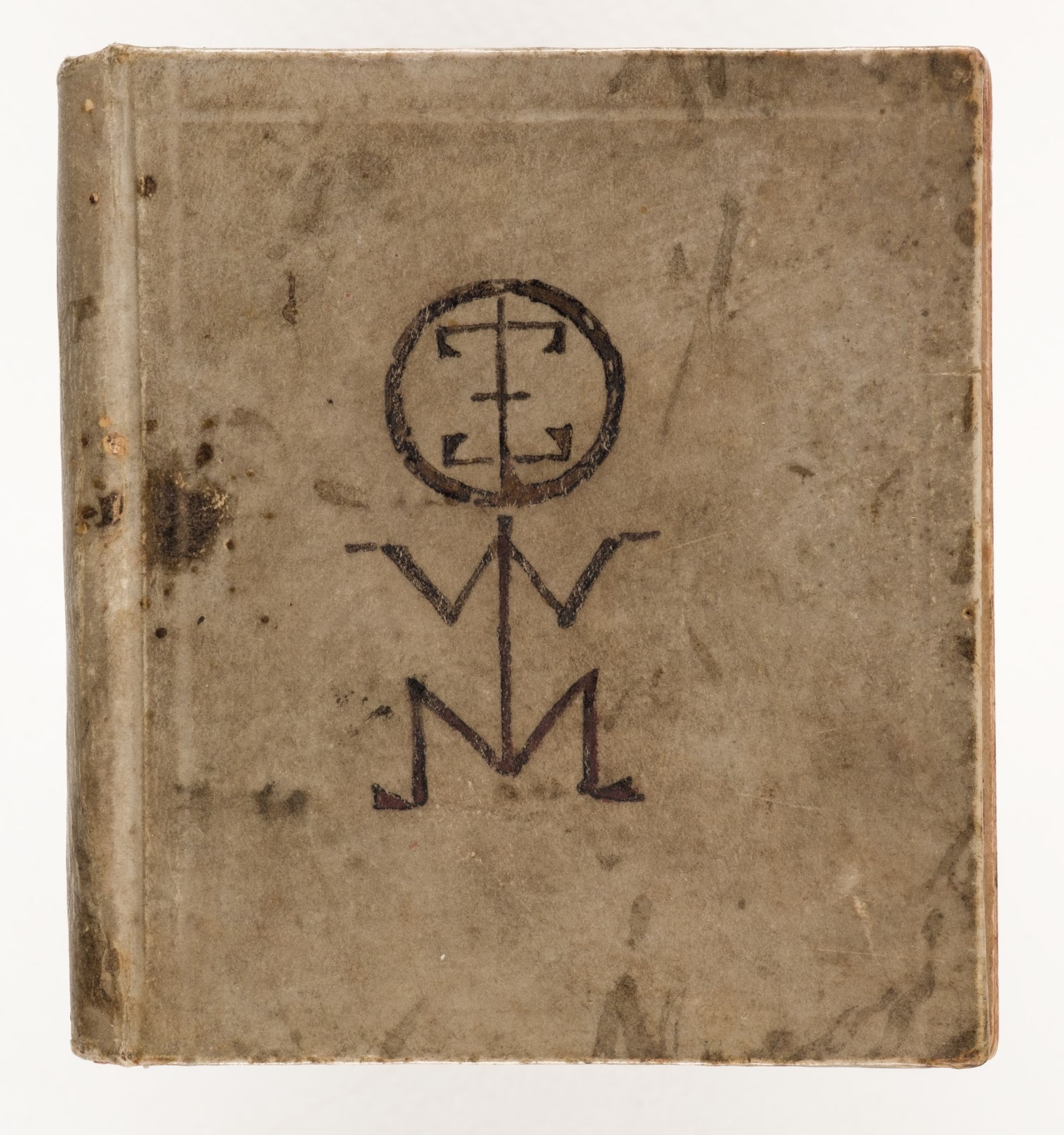 The front cover of a sketchbook by William de Morgan.