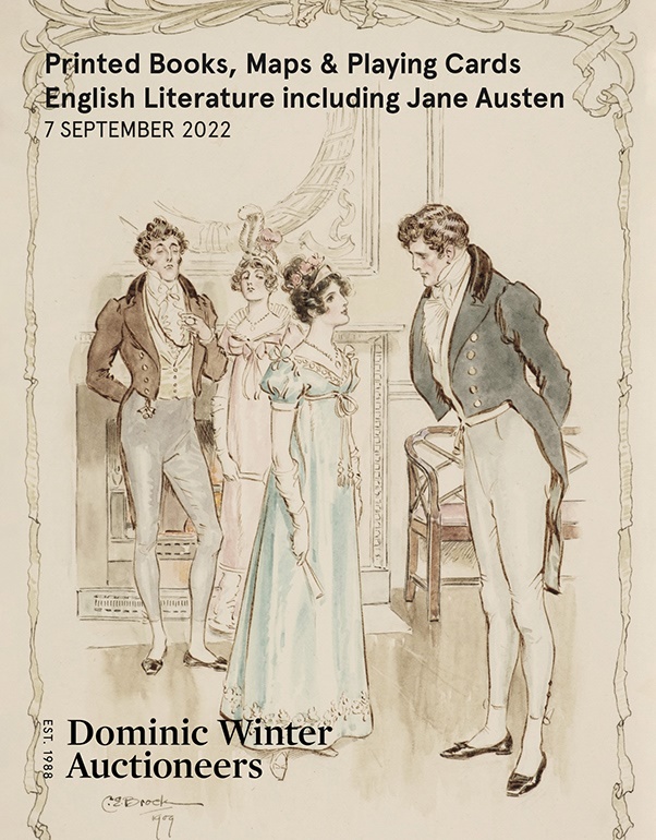 Printed Books, Maps & Playing Cards, Fine English & Continental Literature including Jane Austen