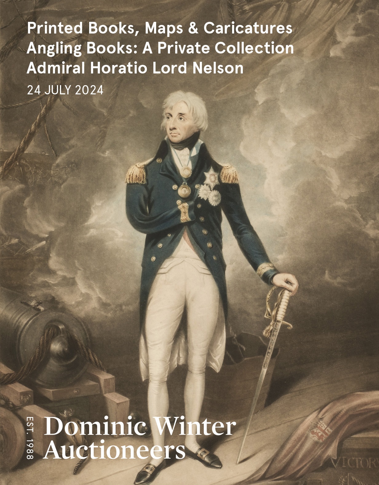 Printed Books, Maps & Caricatures, Angling Books: A Private Collection, Admiral Horatio Lord Nelson