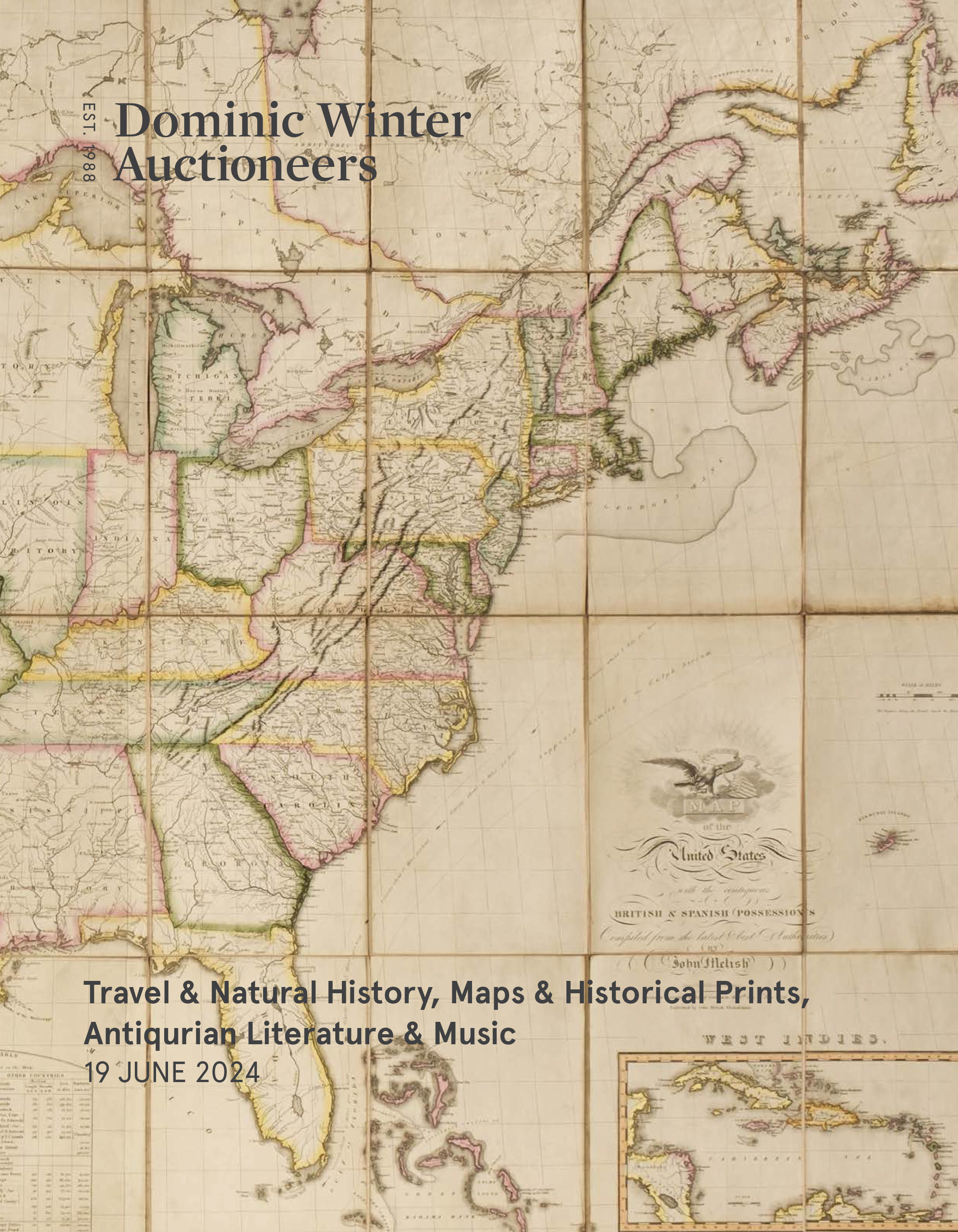 Travel & Natural History, Maps & Historical Prints, Antiquarian Literature & Music