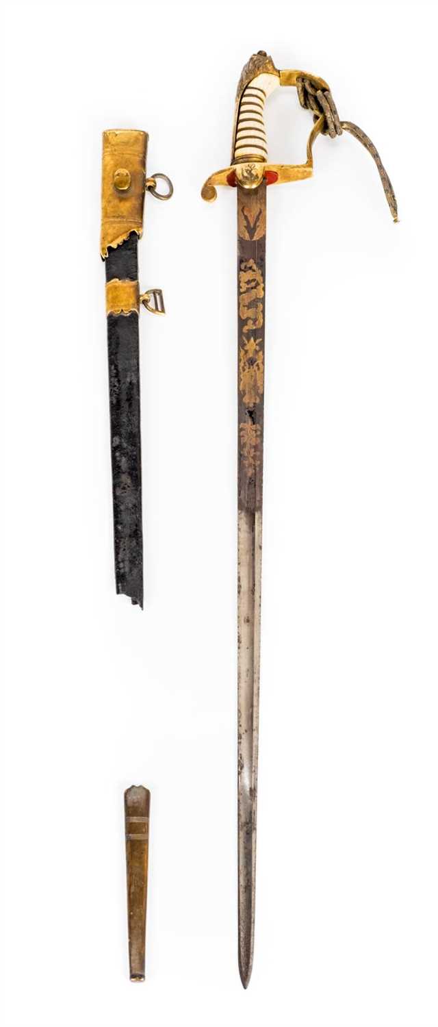 Lot 970 - Naval sword.