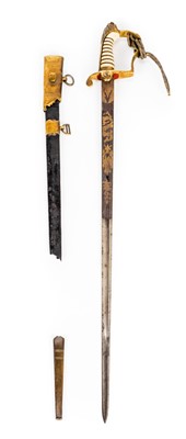 Lot 970 - Naval sword.