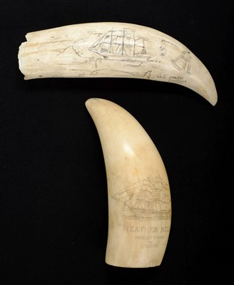 Lot 91 - Scrimshaw.