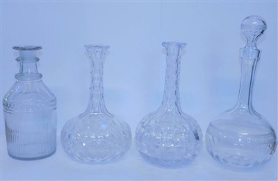 Lot 28 - Decanters.