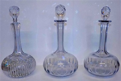 Lot 28 - Decanters.