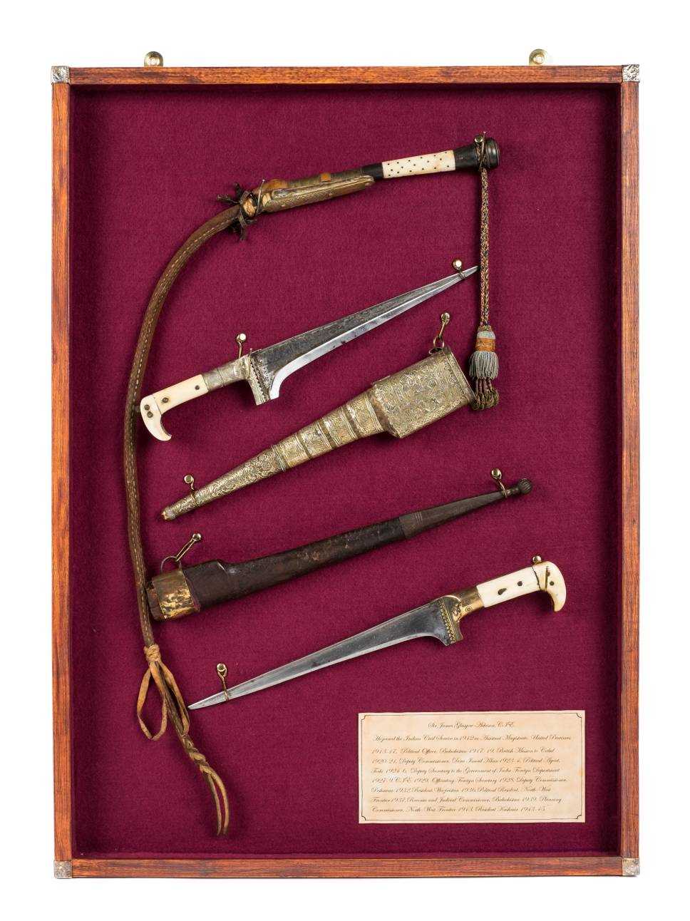 Lot 965 - Edged weapons.