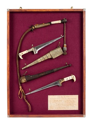 Lot 965 - Edged weapons.