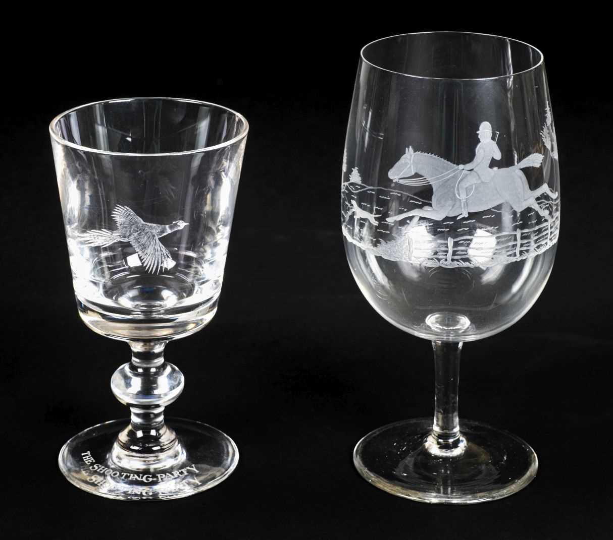 Lot 104 - Glassware.