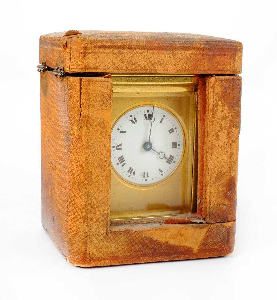 Lot 72 - Carriage clock.