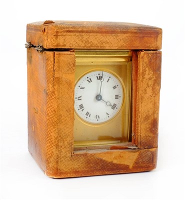 Lot 72 - Carriage clock.