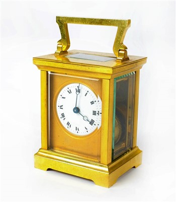 Lot 72 - Carriage clock.