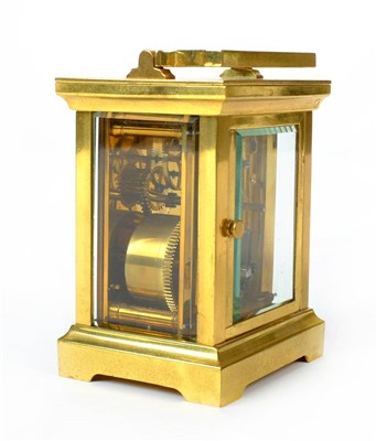 Lot 72 - Carriage clock.