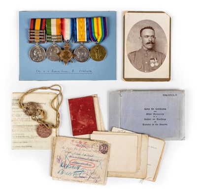 Lot 1070 - Boer War & WWI.