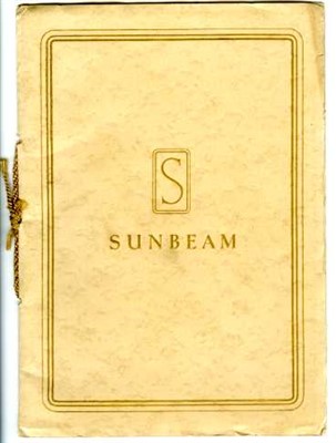 Lot 3 - Sunbeam Straight 8.