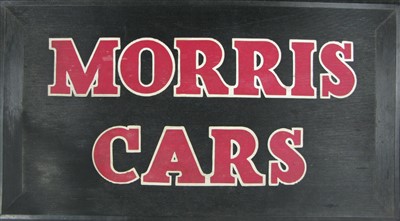 Lot 65 - A Morris Motors promotional rubber door mat