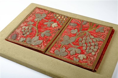 Lot 153 - Embroidered binding.