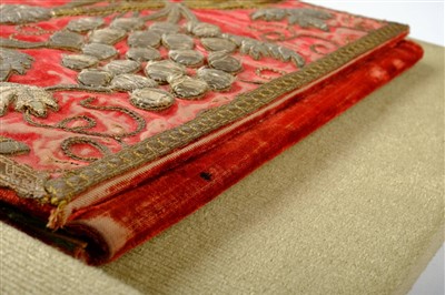 Lot 153 - Embroidered binding.