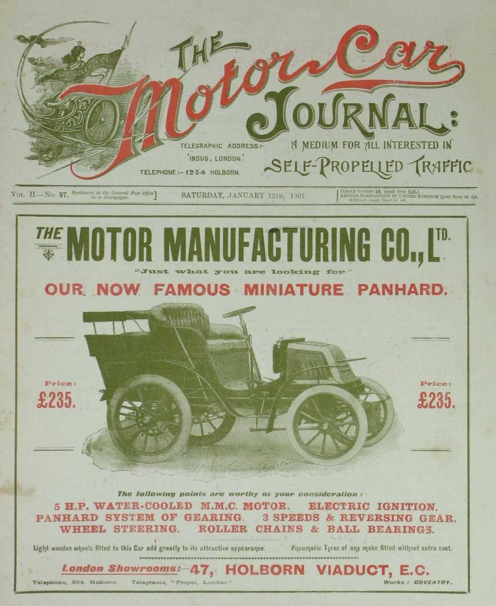 Lot 256 - The Motor-Car Journal, 1900.