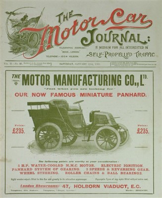 Lot 256 - The Motor-Car Journal, 1900.