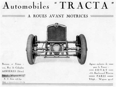 Lot 281 - Automobiles Tracta 1929.