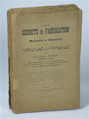 Lot 367 - Les Secrets de Fabrication