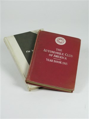 Lot 373 - The Automobile Club of America - Year Book 1909.