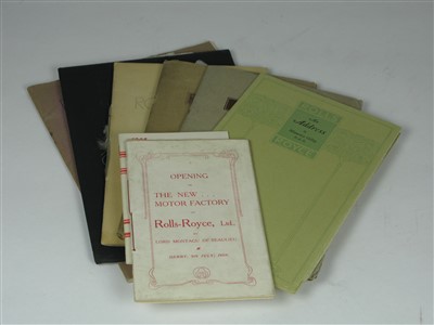 Lot 392 - Rolls-Royce - Various Springfield Pamphlets.