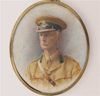 Lot 879 - Military miniature.