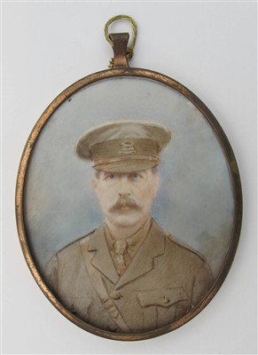 Lot 884 - Military miniature.