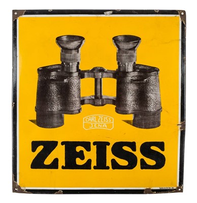 Lot 1069 - Zeiss Advertising sign.