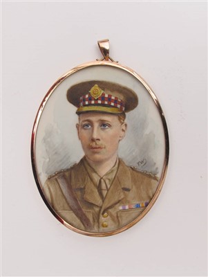 Lot 894 - Military miniature.