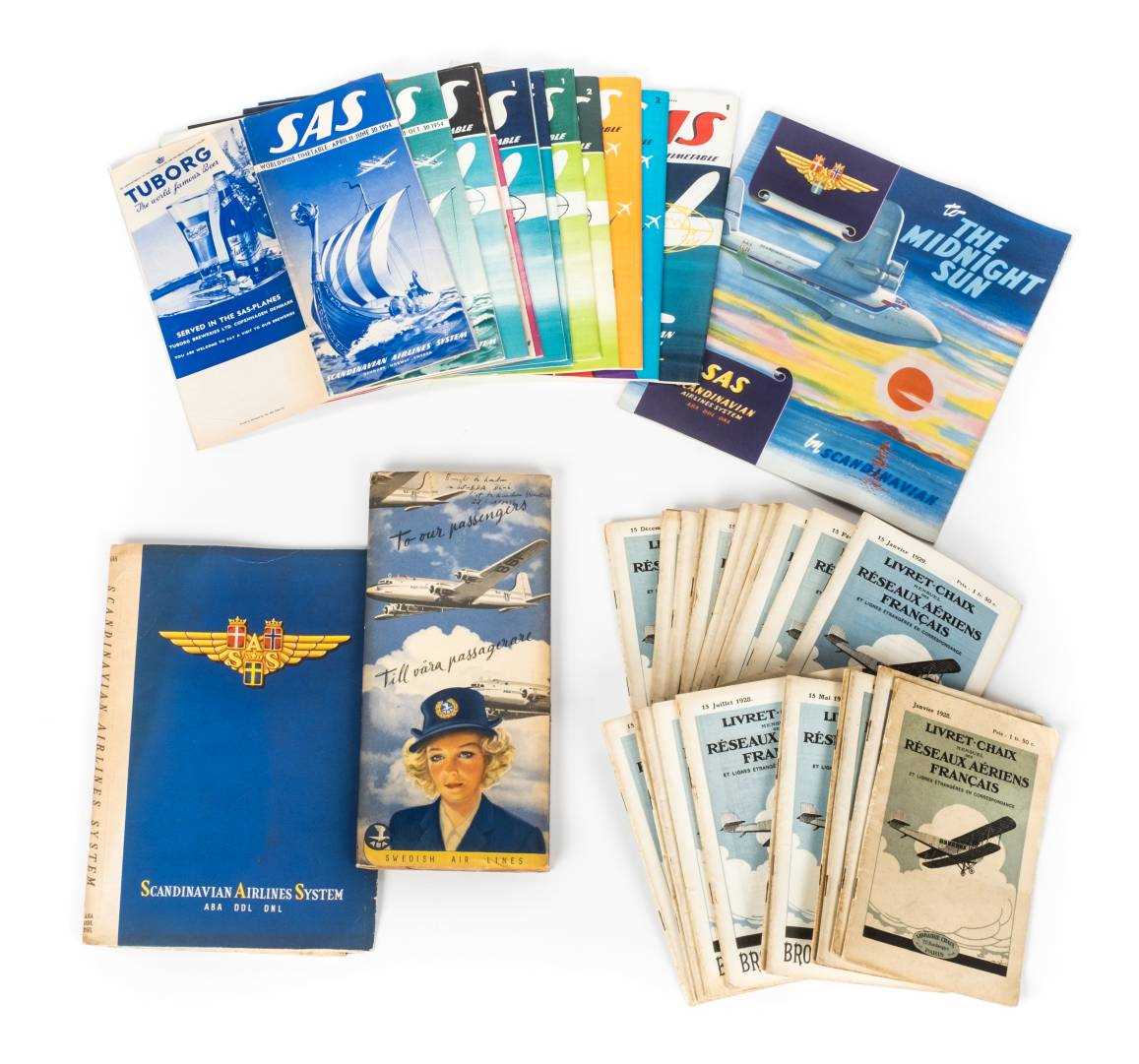 Lot 690 - Aviation Timetables.