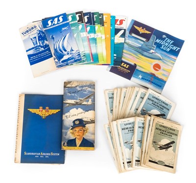 Lot 690 - Aviation Timetables.