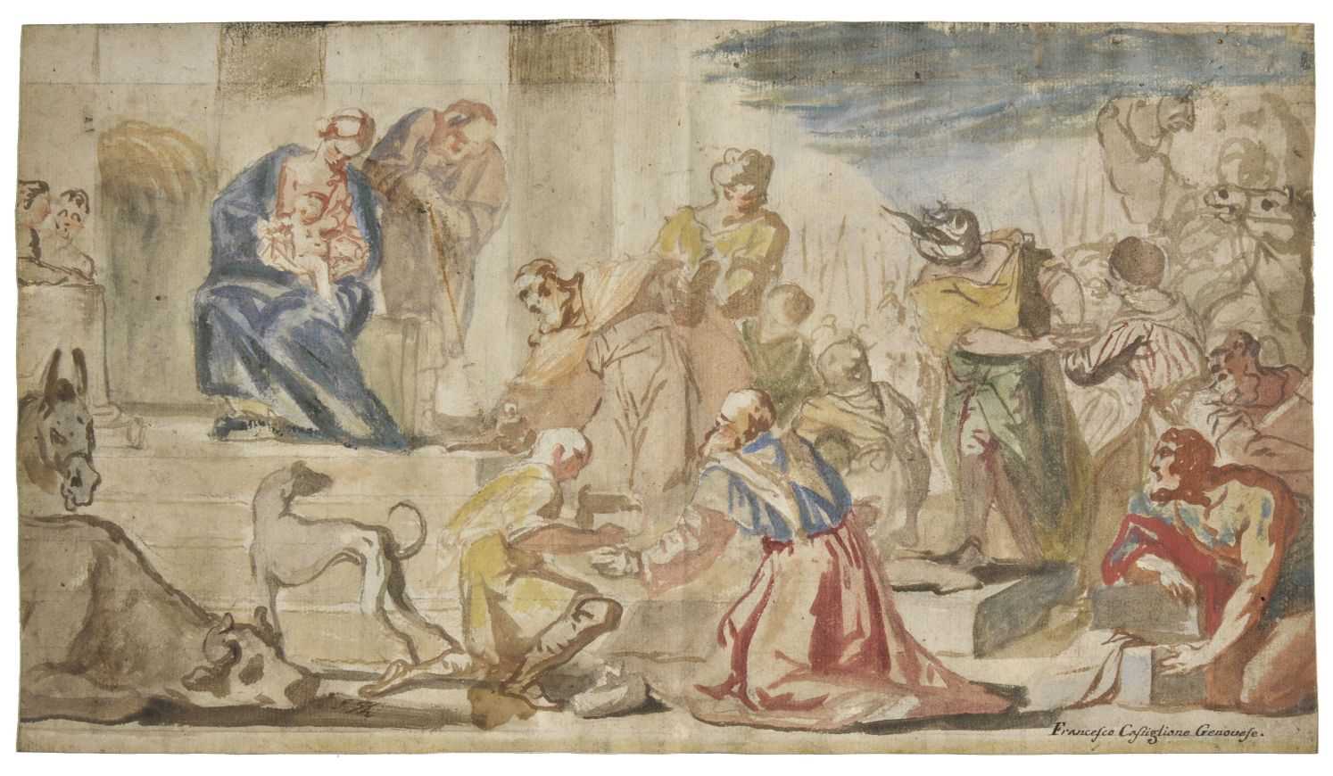 Lot 415 After Giovanni Francesco Castiglione