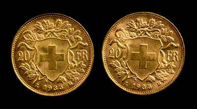 Lot 319 - Swiss Coins.