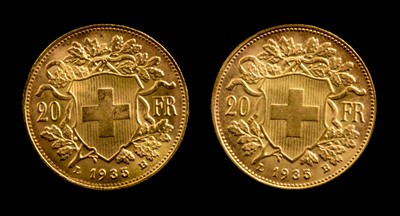 Lot 320 - Swiss Coins.