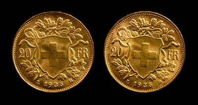 Lot 321 - Swiss Coins.