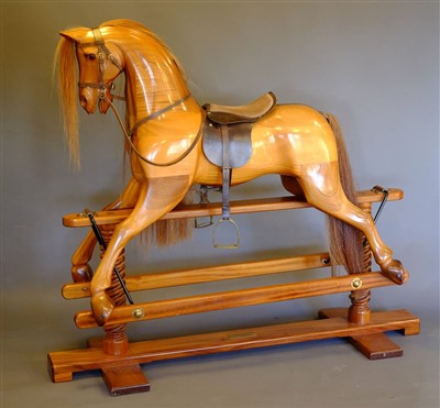 Lot 603 - Rocking horse.