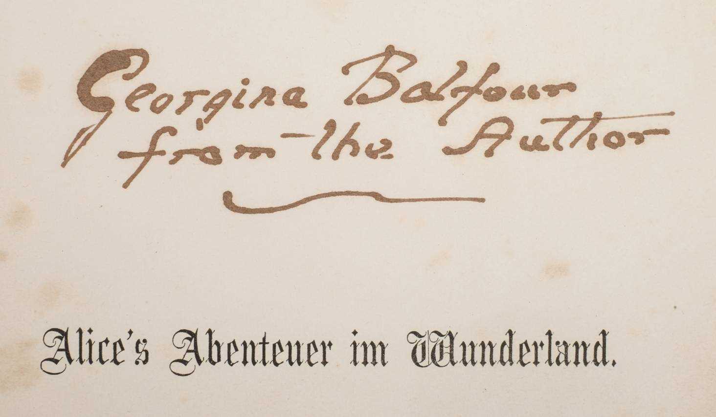 Lot 748 - [Dodgson, Charles Lutwidge, 1832-1898].