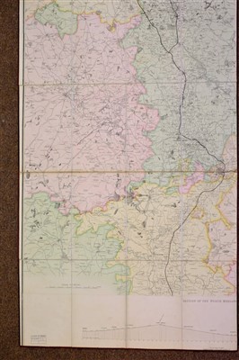 Lot 131 - Railway map.