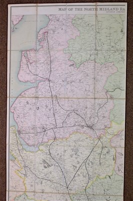 Lot 131 - Railway map.