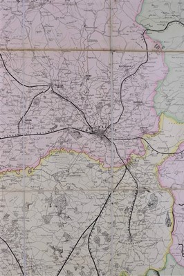 Lot 131 - Railway map.