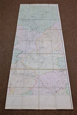 Lot 131 - Railway map.