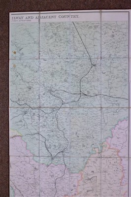 Lot 131 - Railway map.