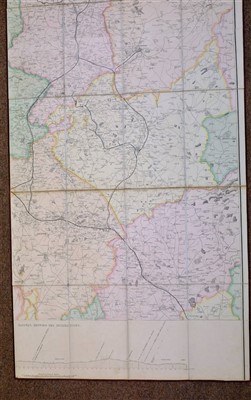 Lot 131 - Railway map.