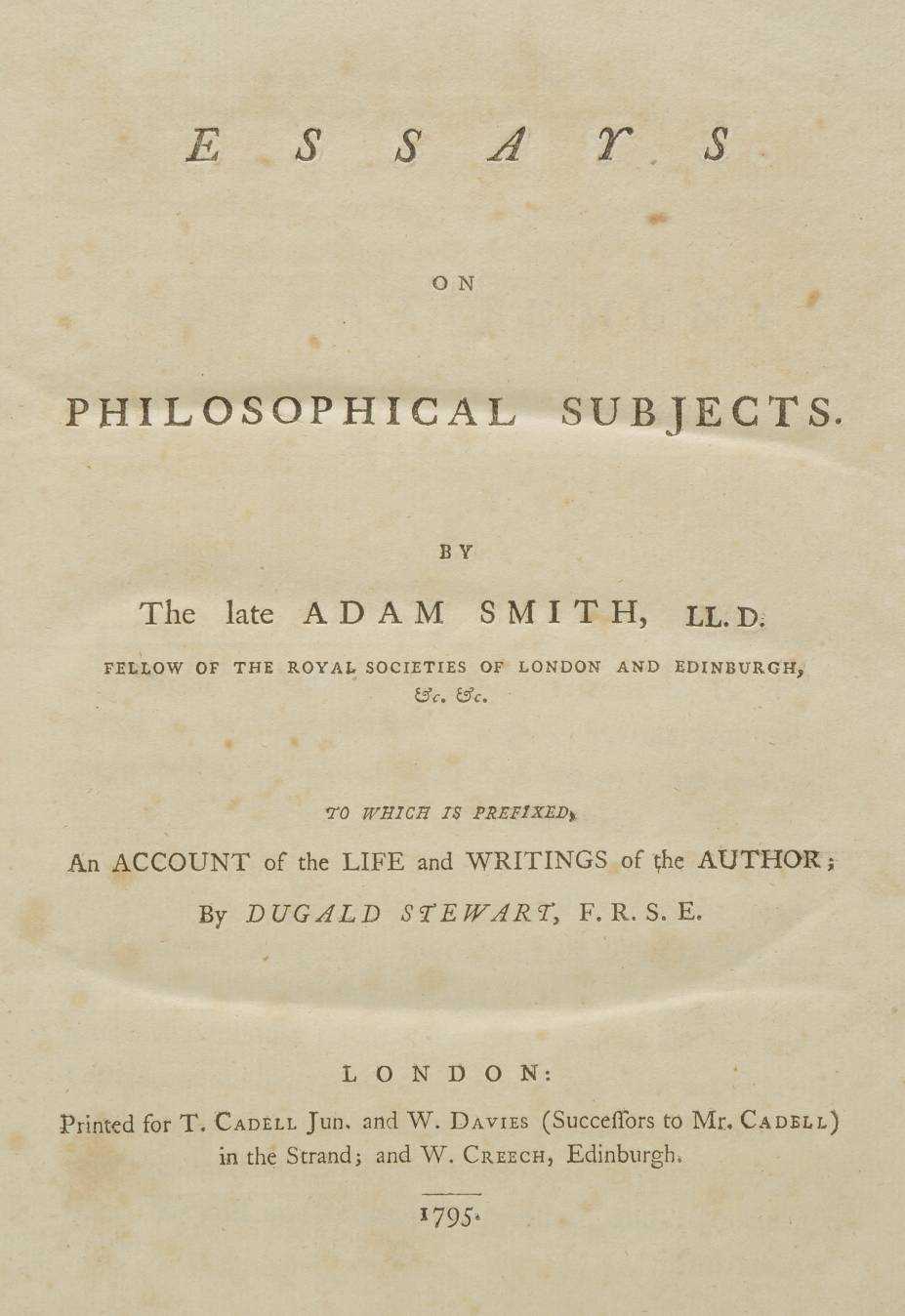 Lot 411 - Smith, Adam