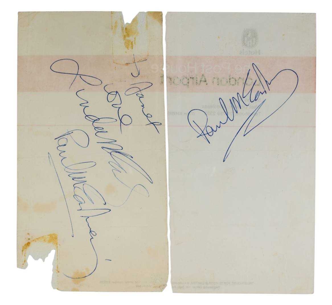 Lot 822 - McCartney, Paul, born 1942