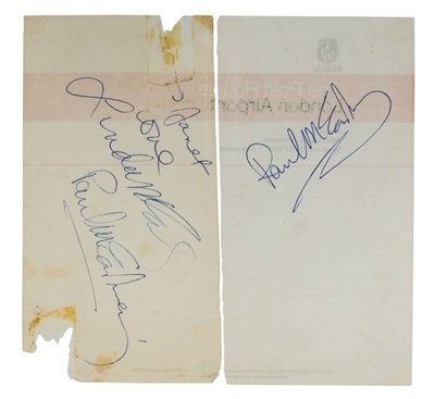 Lot 822 - McCartney, Paul, born 1942